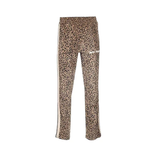 Leopard-Print Track Pants