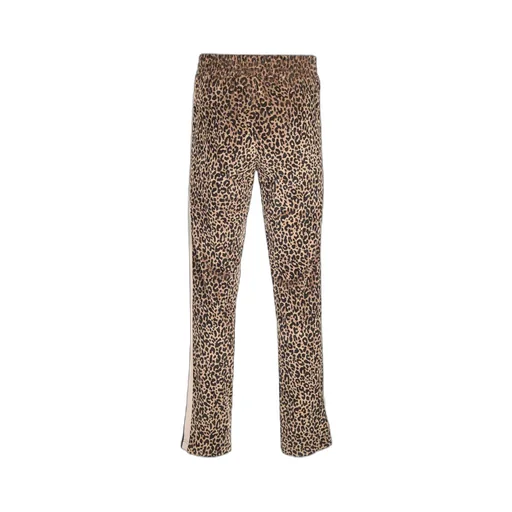 Leopard-Print Track Pants