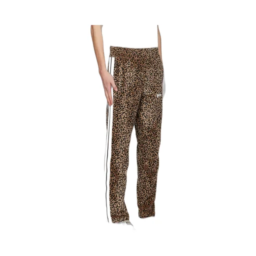 Leopard-Print Track Pants