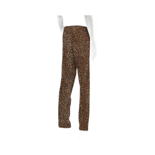 Leopard-Print Track Pants