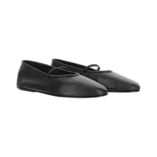 The Row Elasticated-Strap Ballerina Flats