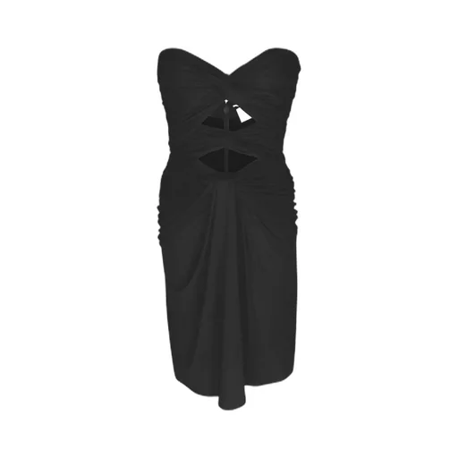 Saint Laurent Cut-Out Sleeveless Mini Dress