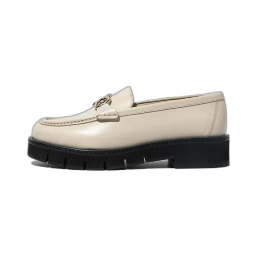 Salvatore Ferragamo Gancini Logo Plaque Loafers