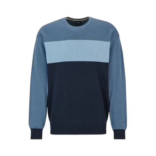 Colour-Block Knitted Sweater