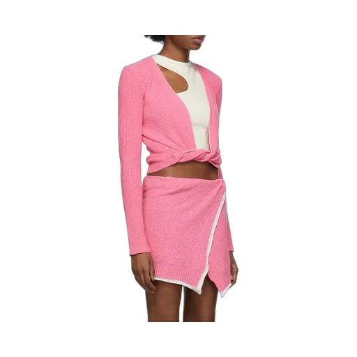 Le Gilet Noué Twisted Cropped Cardigan