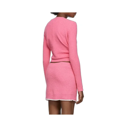 Le Gilet Noué Twisted Cropped Cardigan