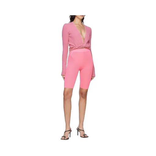 Le Gilet Noué Twisted Cropped Cardigan