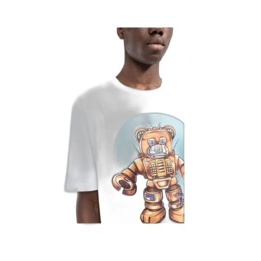 Robotic Teddy Print T-Shirt