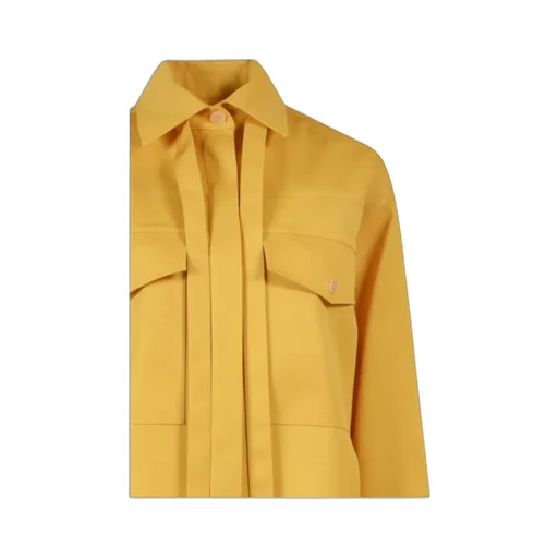 Jil Sander Pussybow-Collar Long-Sleeved Blouse
