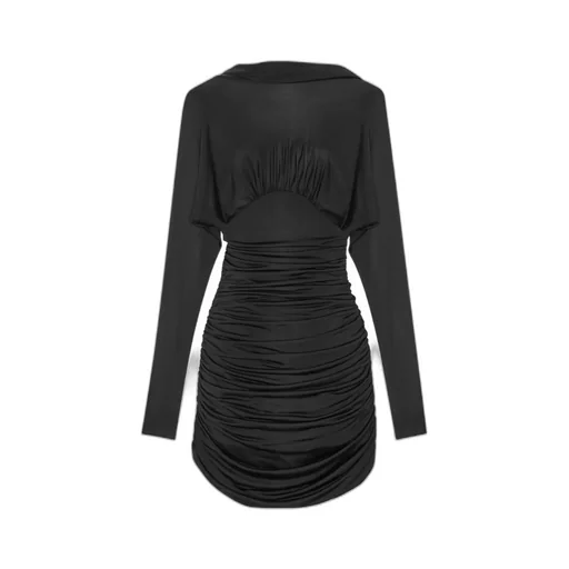 Saint Laurent Cowl Back Mini Dress