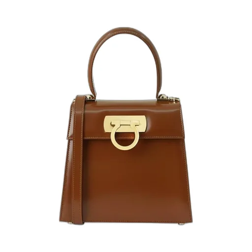 Salvatore Ferragamo Gancini Top Handle Bag