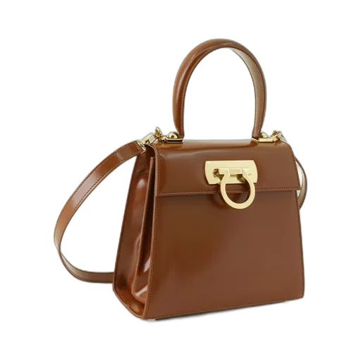 Salvatore Ferragamo Gancini Top Handle Bag