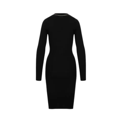 Bottega Veneta Chain Embellished Knitted Dress