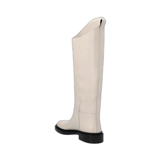 Jil Sander Almond-Toe Knee-Length Boots