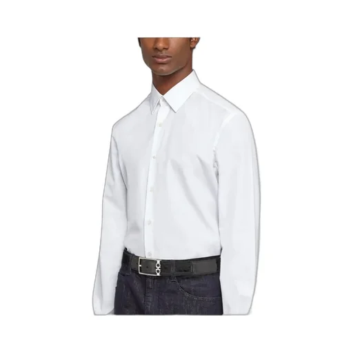 Salvatore Ferragamo Embossed Buckle Belt