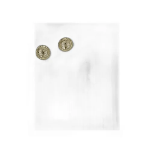 Balmain Button Embellished Turtleneck Jumper