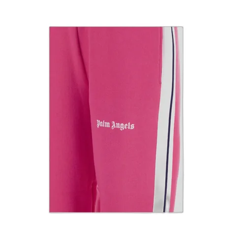 Palm Angels Logo-Printed High Waist Pants