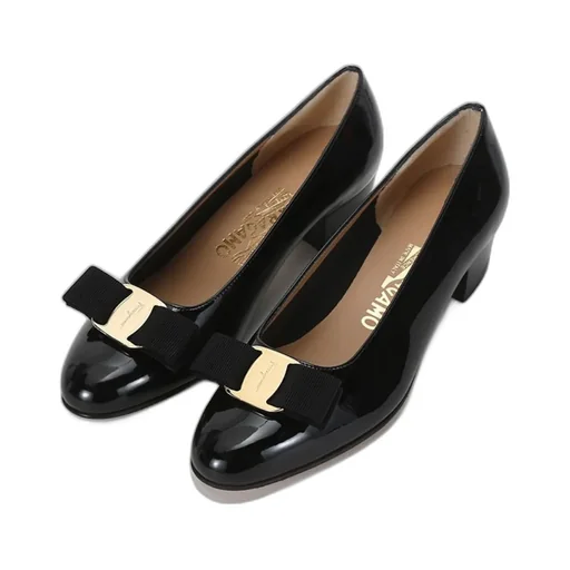Logo Shoes With Low Heels