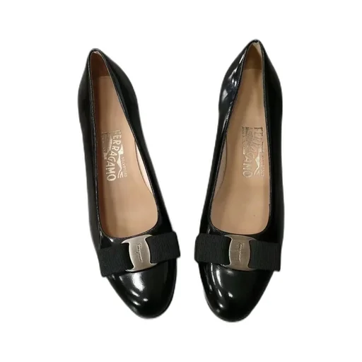 Logo Shoes With Low Heels