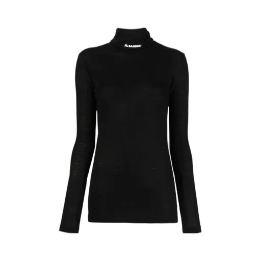 Jil Sander Long-Sleeved High-Neck Top