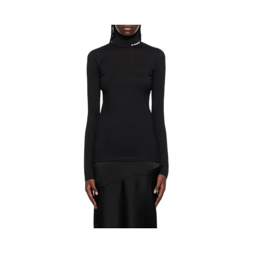 Jil Sander Long-Sleeved High-Neck Top