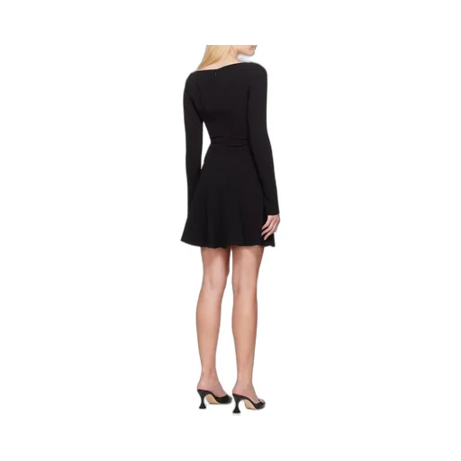 Blumarine Hook Detailed Flared Dress