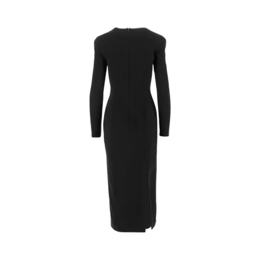 Versace Long Sleeved Midi Dress