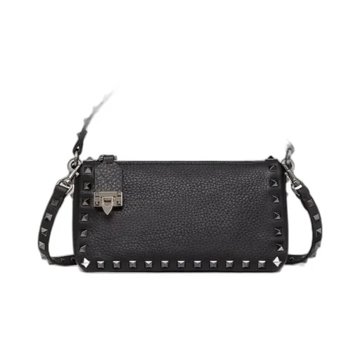 Valentino Garavani Rockstud Zip-Up Shoulder Bag