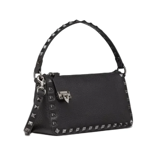 Valentino Garavani Rockstud Zip-Up Shoulder Bag