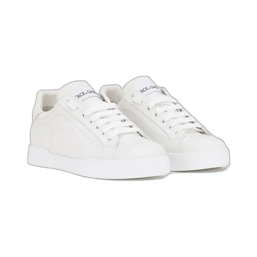 Dolce & Gabbana Portofino Logo-Patch Low-Top Sneakers