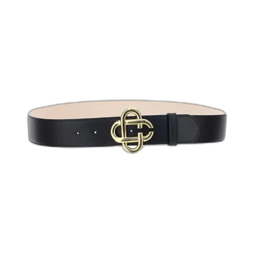 Casablanca Logo Plaque Buckle Belt