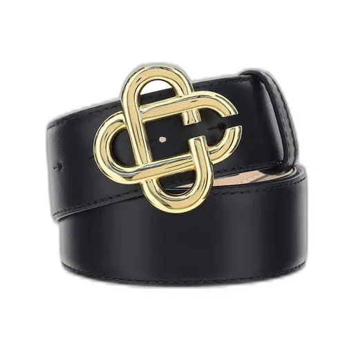 Casablanca Logo Plaque Buckle Belt