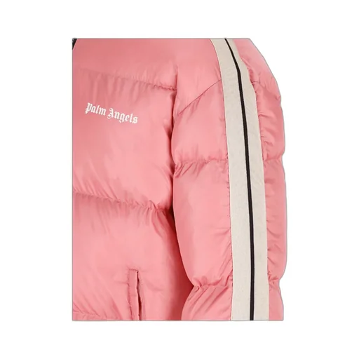 Palm Angels Kids Logo Printed Puffer Jacket