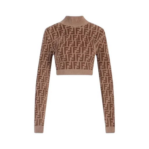 Intarsia-Knit Logo Top