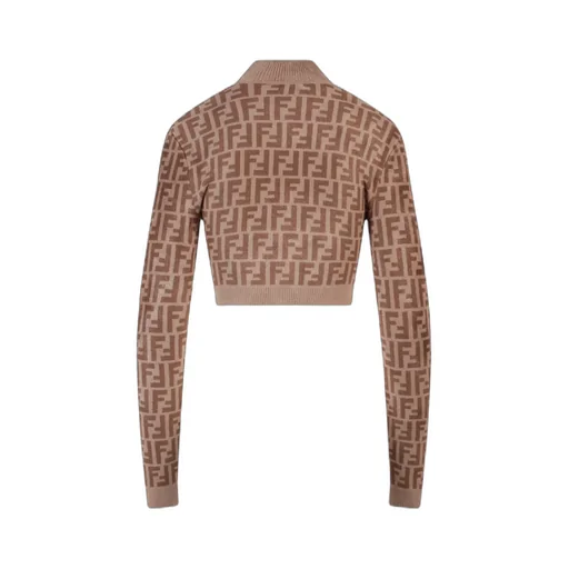 Intarsia-Knit Logo Top