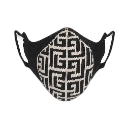 Cotton Mask With Balmain Monogram