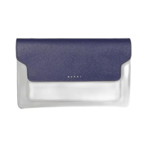 Two-Tone Leather Shoulder Bag