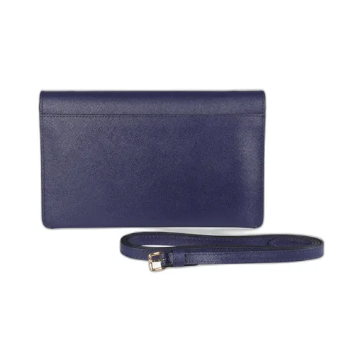 Two-Tone Leather Shoulder Bag
