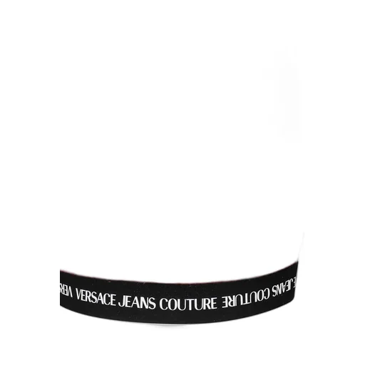 Logo-Waistband Cropped Velvet Top