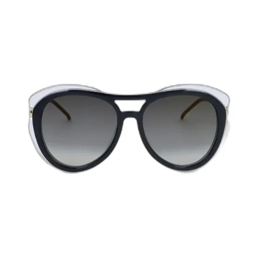 Elie Saab Aviator Frame Sunglasses