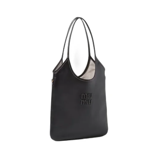 Miu Miu Ivy Logo-Lettering Tote Bag