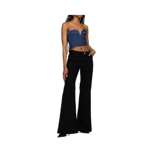 Magda Butrym Denim Corset Top