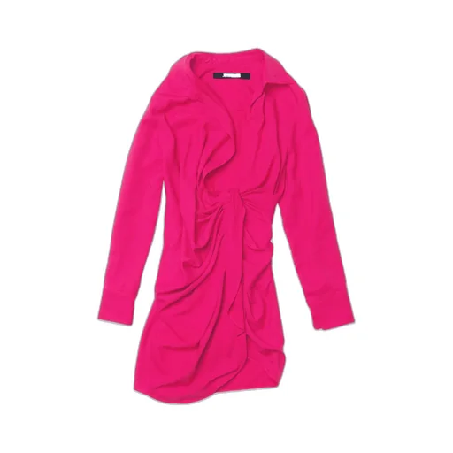 La Robe Bahia Ruched Shirt Minidress