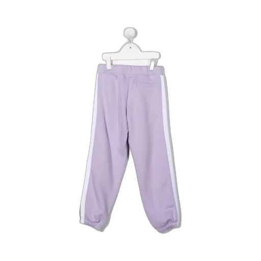 Palm Angels Kids Logo Printed Straight Leg Trousers