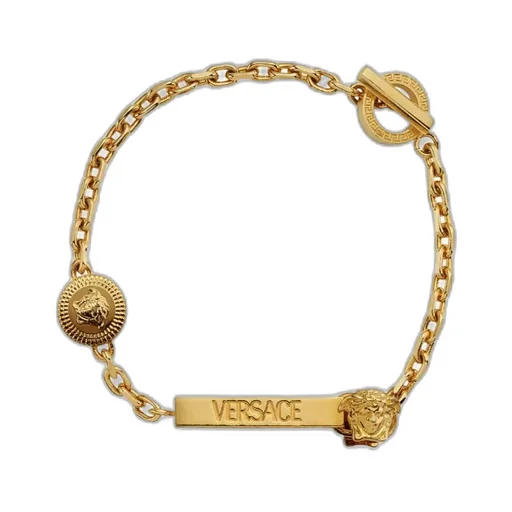 Medusa-Coin Chain Bracelet