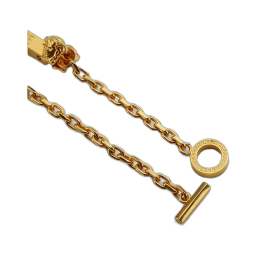 Medusa-Coin Chain Bracelet