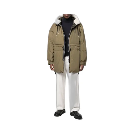 Sacai Zipped Hooded Drawstring Parka
