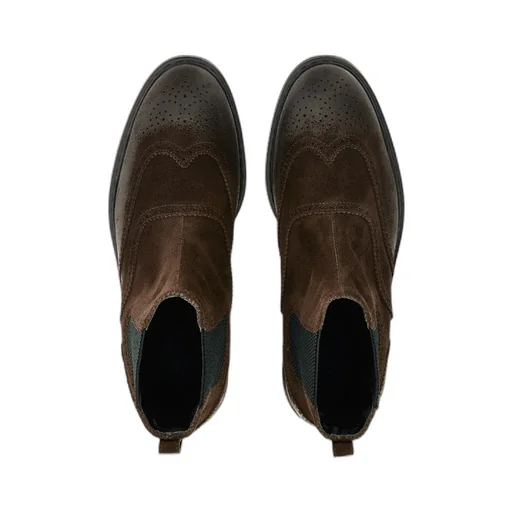 Hogan Round-Toe Chelsea Boots