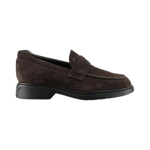 Hogan Mocassino Almond-Toe Loafers
