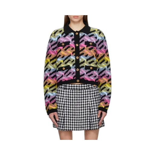 Versace Greca Pattern Button-Up Jacket